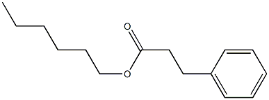 3-Phenylpropionic acid hexyl ester Structure