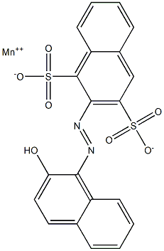 2-[(2-Hydroxy-1-naphtyl)azo]-1,3-naphthalenedisulfonic acid manganese(II) salt