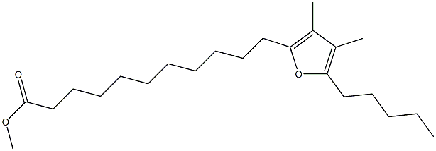 12,15-Epoxy-13,14-dimethyl-12,14-icosadienoic acid methyl ester Structure