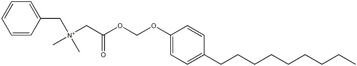 N,N-Dimethyl-N-benzyl-N-[[[(4-nonylphenyloxy)methyl]oxycarbonyl]methyl]aminium