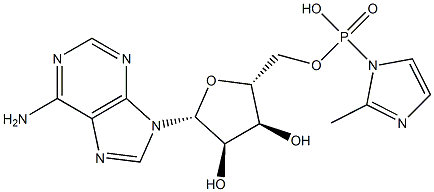 Adenosine 5'-(2-methyl-1H-imidazole-1-yl) phosphonate