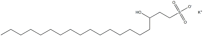 3-Hydroxynonadecane-1-sulfonic acid potassium salt