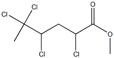 2,4,5,5-Tetrachlorohexanoic acid methyl ester|