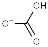 Carbonic acid hydrogen anion Struktur