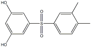 3,5-Dihydroxy-3',4'-dimethyl[sulfonylbisbenzene] Structure