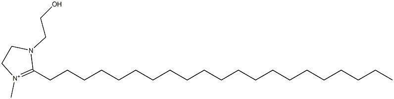 2-ヘニコシル-4,5-ジヒドロ-1-(2-ヒドロキシエチル)-3-メチル-1H-イミダゾール-3-イウム 化学構造式