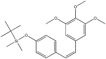 (Z)-4'-(tert-Butyldimethylsilyloxy)-3,4,5-trimethoxystilbene