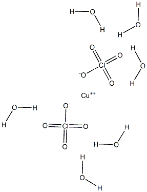 Copper diperchlorate hexahydrate Structure