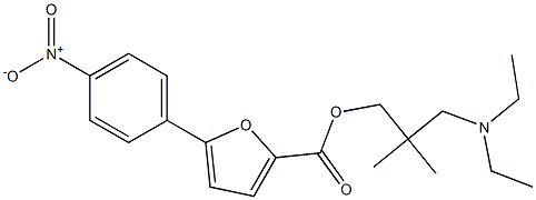 5-(4-Nitrophenyl)-2-furancarboxylic acid 3-(diethylamino)-2,2-dimethylpropyl ester