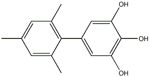 5-(2,4,6-Trimethylphenyl)benzene-1,2,3-triol