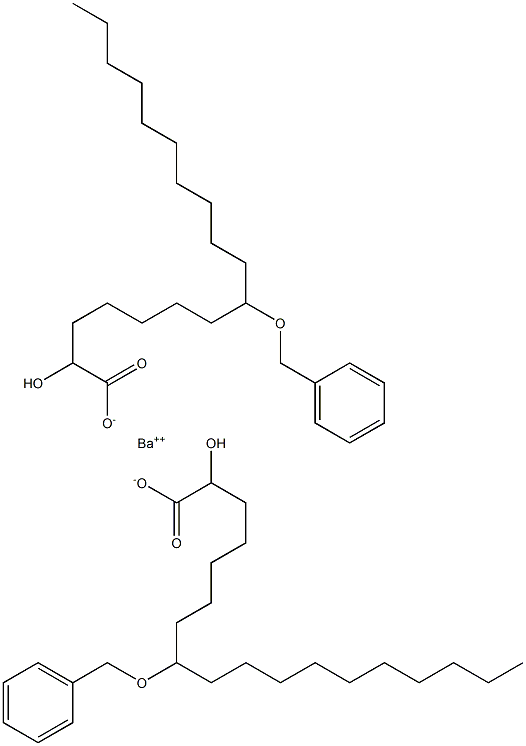  Bis(8-benzyloxy-2-hydroxystearic acid)barium salt