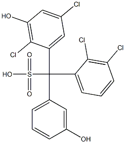  (2,3-Dichlorophenyl)(2,5-dichloro-3-hydroxyphenyl)(3-hydroxyphenyl)methanesulfonic acid