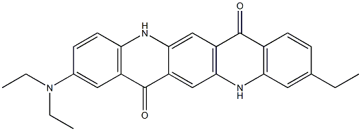 2-(Diethylamino)-10-ethyl-5,12-dihydroquino[2,3-b]acridine-7,14-dione