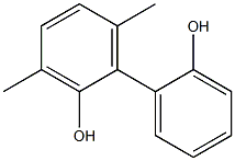 3,6-Dimethyl-1,1'-biphenyl-2,2'-diol Struktur