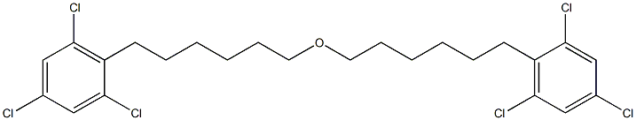 2,4,6-Trichlorophenylhexyl ether Structure
