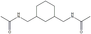 1,3-Bis(acetylaminomethyl)cyclohexane,,结构式