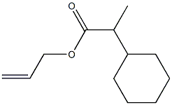 2-Cyclohexylpropionic acid allyl ester Struktur