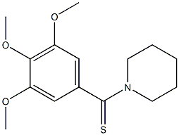 1-(3,4,5-Trimethoxythiobenzoyl)piperidine