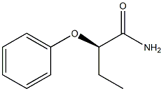 [R,(-)]-2-Phenoxybutyramide Structure