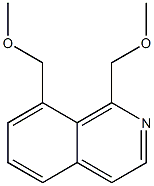 1,8-Bis(methoxymethyl)isoquinoline,,结构式