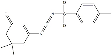 N-(5,5-Dimethyl-3-oxo-1-cyclohexenyl)-N'-tosylcarbodiimide Structure