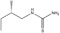 (+)-1-[(S)-2-Methylbutyl]thiourea 结构式