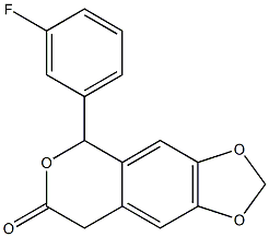 5-(3-Fluorophenyl)-5H-1,3-dioxolo[4,5-g][2]benzopyran-7(8H)-one