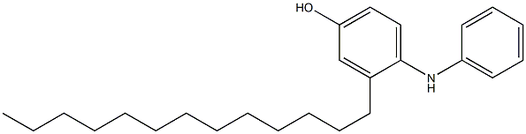 2-Tridecyl[iminobisbenzen]-4-ol 结构式