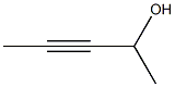 1-メチル-2-ブチン-1-オール 化学構造式