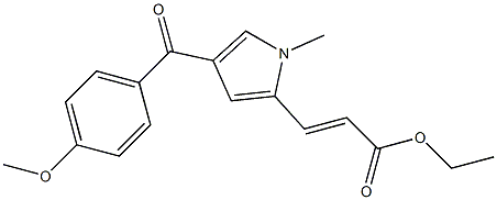  (E)-3-[1-Methyl-4-[4-methoxybenzoyl]-1H-pyrrol-2-yl]acrylic acid ethyl ester