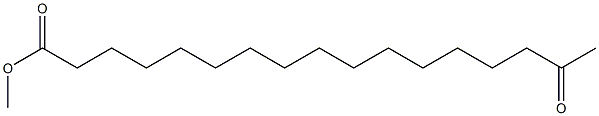 16-Oxoheptadecanoic acid methyl ester 结构式