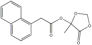 1-Naphthaleneacetic acid 5-methyl-4-oxo-1,3-dioxolan-5-yl ester Structure