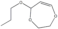 2,3-Dihydro-5-propoxy-5H-1,4-dioxepin 结构式