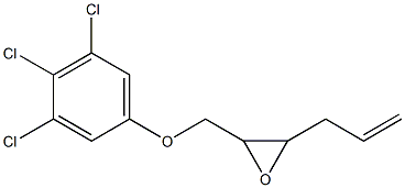 3,4,5-Trichlorophenyl 3-allylglycidyl ether Structure