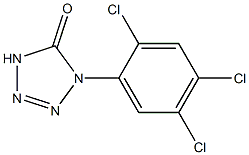 1-(2,4,5-Trichlorophenyl)-1H-tetrazol-5(4H)-one Structure