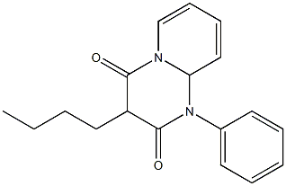 1-Phenyl-3-butyl-1,9a-dihydro-2H-pyrido[1,2-a]pyrimidine-2,4(3H)-dione Struktur