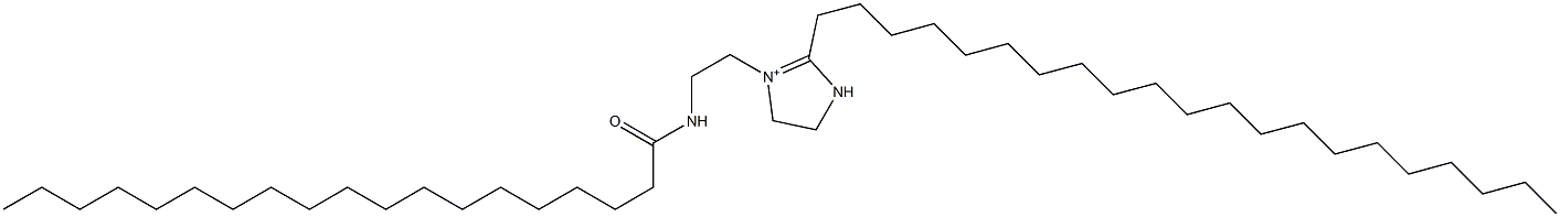 2-Henicosyl-1-[2-(nonadecanoylamino)ethyl]-1-imidazoline-1-ium Struktur