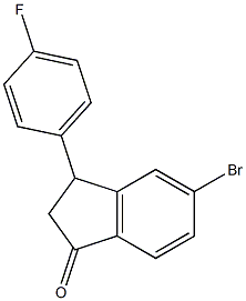 2,3-Dihydro-5-bromo-3-(4-fluorophenyl)-1H-inden-1-one