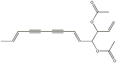 (5E,11E)-Trideca-1,5,11-triene-7,9-diyne-3,4-diol diacetate|
