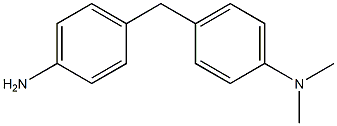 4-(4-Aminobenzyl)-N,N-dimethylaniline,,结构式