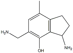 3-Amino-2,3-dihydro-5-aminomethyl-7-methyl-1H-inden-4-ol