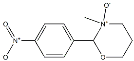  2-(4-Nitrophenyl)-3-methyl-tetrahydro-2H-1,3-oxazine 3-oxide