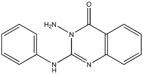 2-Anilino-3-aminoquinazoline-4(3H)-one Structure