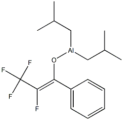 Diisobutyl[(E)-1-phenyl-2,3,3,3-tetrafluoro-1-propenyloxy]aluminum