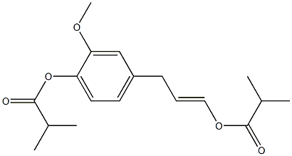 Isobutyric acid 2-methoxy-4-[3-(isobutyryloxy)-2-propenyl]phenyl ester
