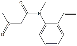 N-Methyl-N-[2-ethenylphenyl](methylsulfinyl)acetamide