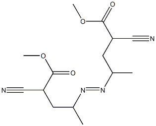 4,4'-Azobis(2-cyanovaleric acid)dimethyl ester Structure