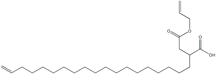 2-(18-Nonadecenyl)succinic acid 1-hydrogen 4-allyl ester Structure