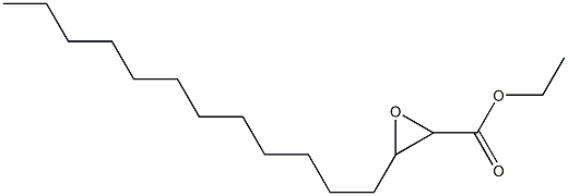 2,3-Epoxypentadecanoic acid ethyl ester Structure