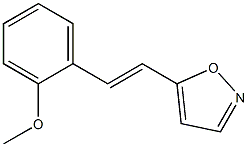 5-[2-(2-Methoxyphenyl)ethenyl]isoxazole Structure